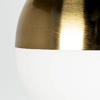 Hängande Lampa S Velcor Guld, Vit