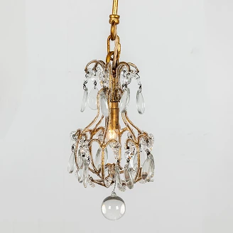 Hängande Lampa Elvoro Guld