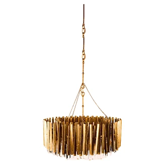 Hängande Lampa Vantor Guld
