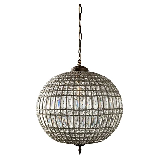 Hängande Lampa L Malven Brons