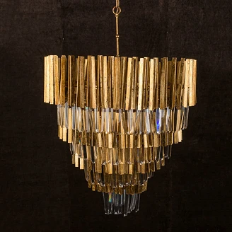 Hängande Lampa Kantro Guld