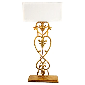 Bordslampa Dorsvik Vit, Guld