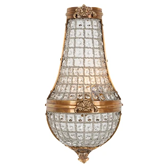 Vägglampa Zenvora Brons