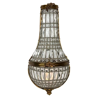 Vägglampa Tervano Brons