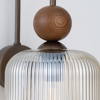 Hängande Lampa Elaya Brun