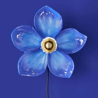 Werner Voss Vägglampa Flower Beta Blå