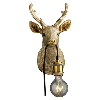 Werner Voss Vägglampa Baby Harry Guld