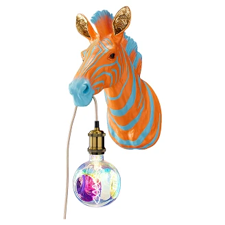 Werner Voss Vägglampa Zebra Zora Blå, Orange