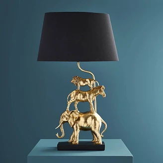 Werner Voss Bordslampa Urban Jungle Guld