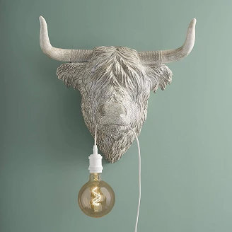 Werner Voss Vägglampa Wisent Grå