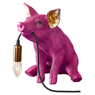 Werner Voss Bordslampa Piggy Rosa