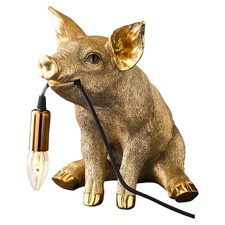 Werner Voss Bordslampa Piggy Guld
