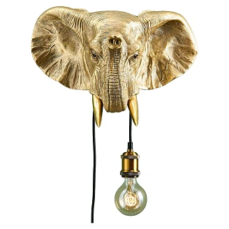 Werner Voss Vägglampa Jumbo Guld