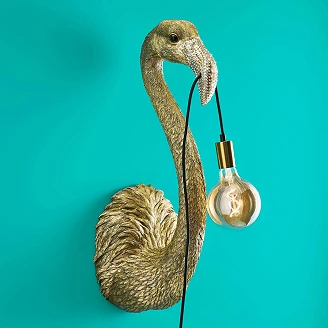 Werner Voss Vägglampa Tiffany Beta Guld