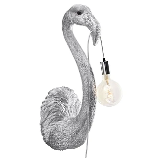 Werner Voss Vägglampa Tiffany Beta Silver