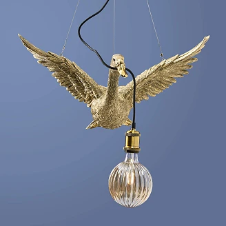 Werner Voss Hängande Lampa Flying Ducky Guld