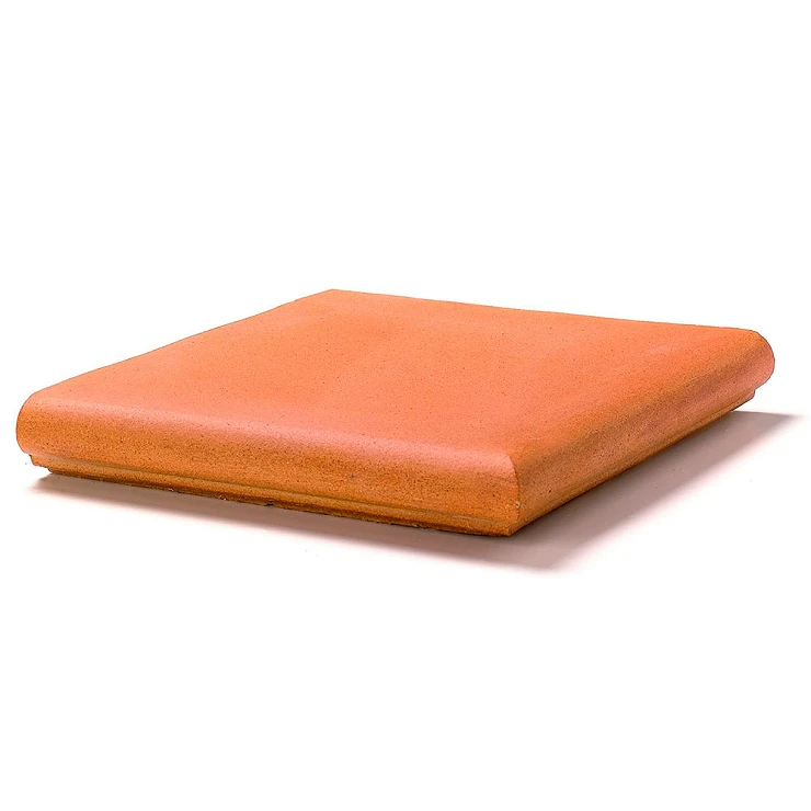 Trappklinker Hörn Skånsk Natural Terracotta Rund Matt 33x33 cm