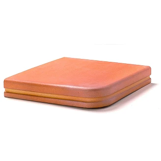 Trappklinker Hörn Skånsk Natural Terracotta Rak Matt 33x33 cm