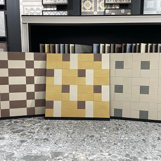 Revoir Paris Klinker Bel-Histoire Ocre Matt 7.5x7.5 cm (4-delars set)