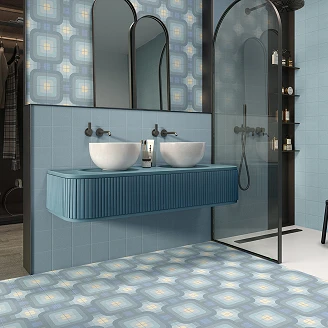 Revoir Paris Klinker Si-Bel Alouette Uni Fonce Matt 15x15 cm