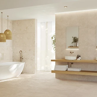 Klinker Arelis Mörkbeige Matt-Struktur 3D 60x120 cm