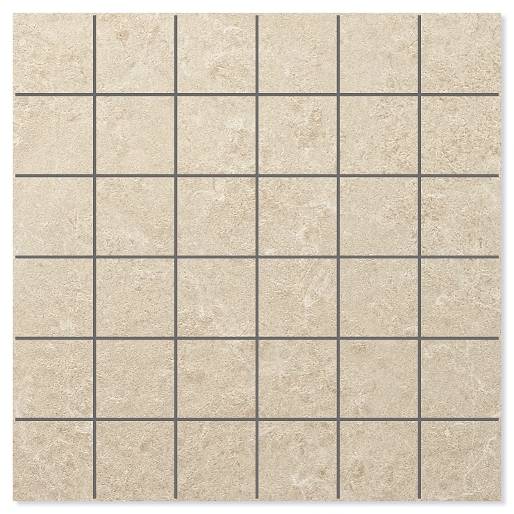 Mosaic Klinker Arelis Beige Matt-Struktur 3D 30x30 (5x5) cm