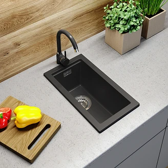 Granit Diskho Tossa Svart 28x50 cm