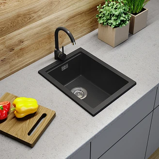 Granit Diskho Tossa Svart 38x50 cm