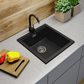 Granit Diskho Tossa Svart 48x50 cm