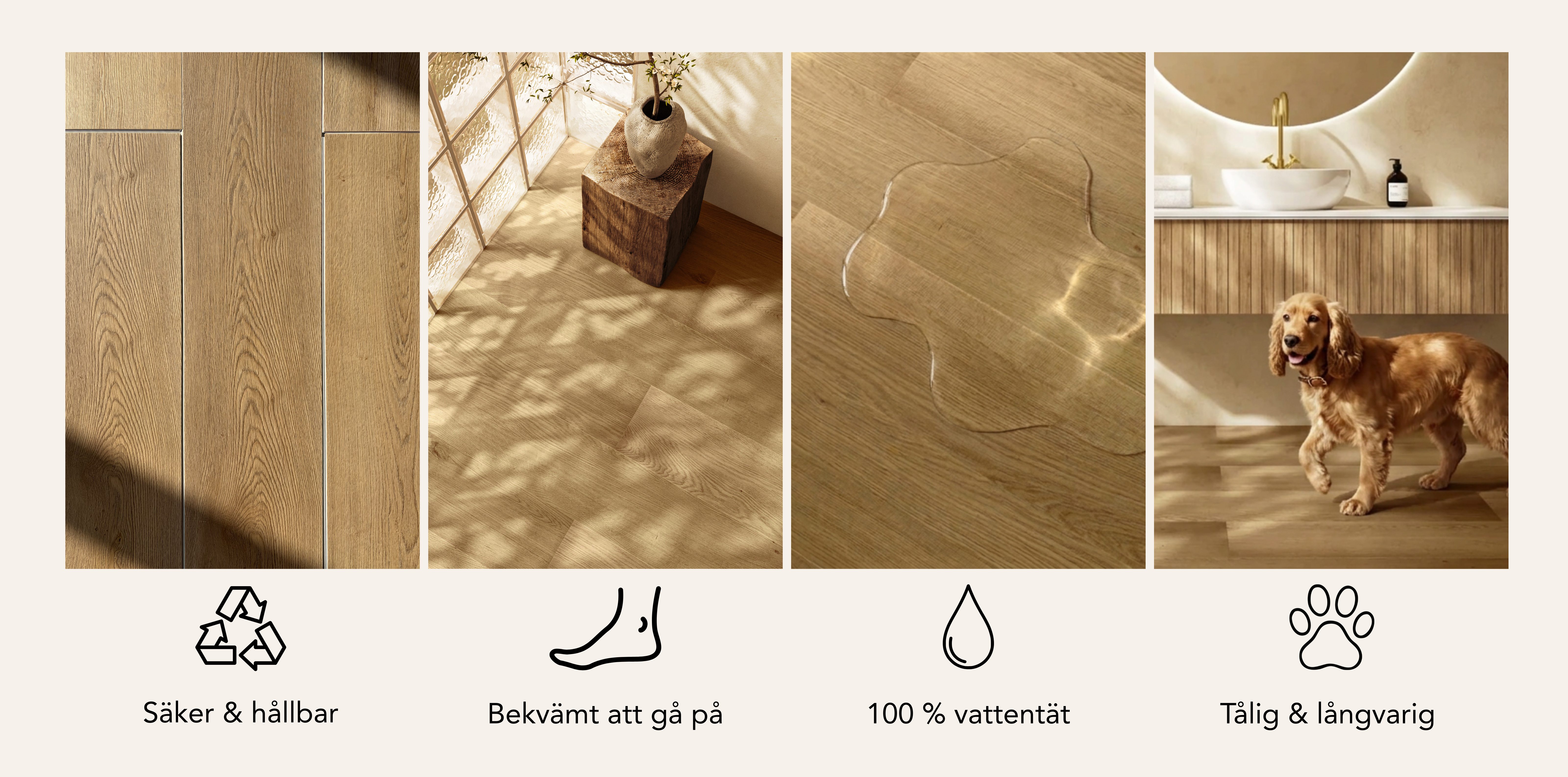 Rovere Dune SPC vinylgulv drag